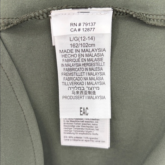 ExOfficio Kizmet Argenta Green Hiking Dress With Pockets Women’s Size Large NWT! - Picture 10 of 15